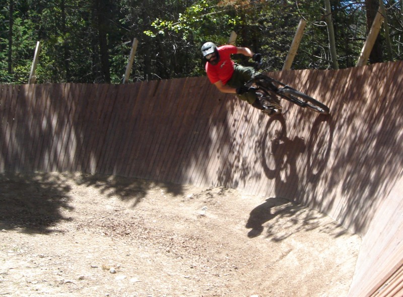 Me riding a wall ride at winter park