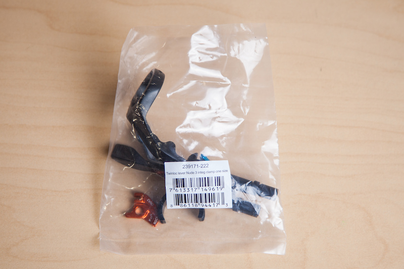 Leva Scott Twinloc XL 2/3 Nuda Con Morsetto E Shim - Ricambio Sospensione Mountain Bike