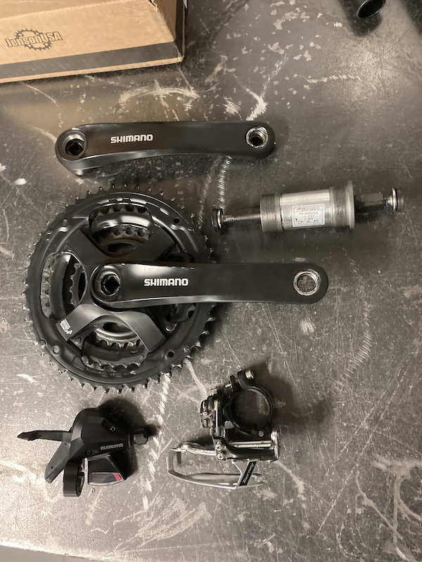 2020 Shimano Altus/Tourney derailleurs/shifters/crank/… For Sale