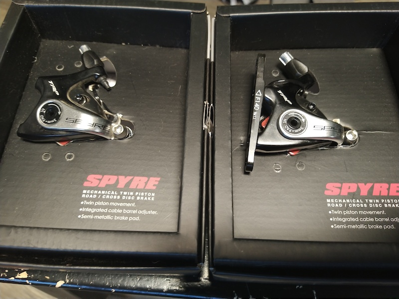 trp spyre flat mount disc brake caliper