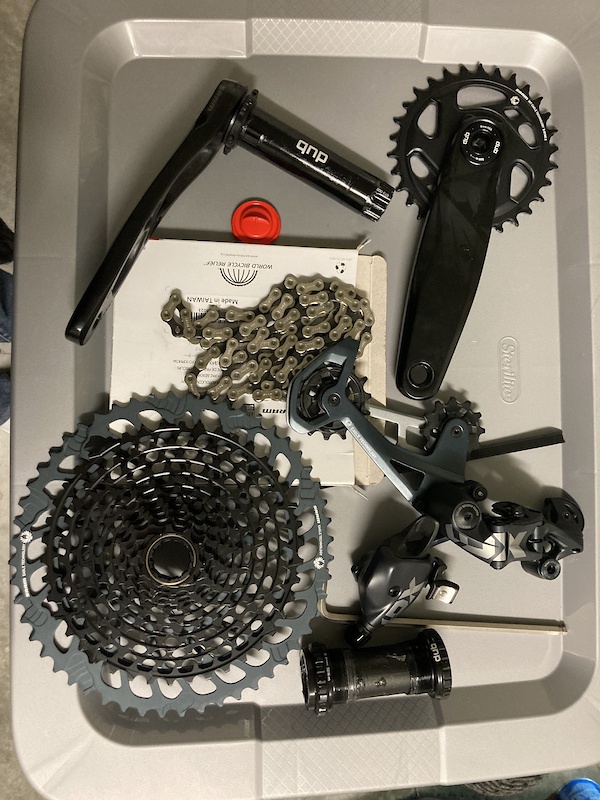 2022 Sram XO1 Eagle drivetrain, truvativ 7k crankset For Sale