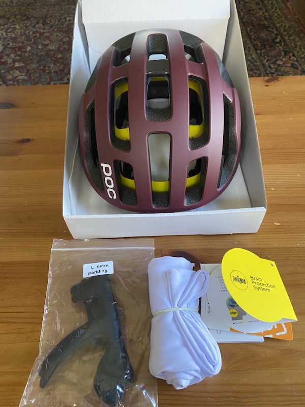 2021 NIB Poc Octal MIPS helmet with 2 pair Poc socks For Sale