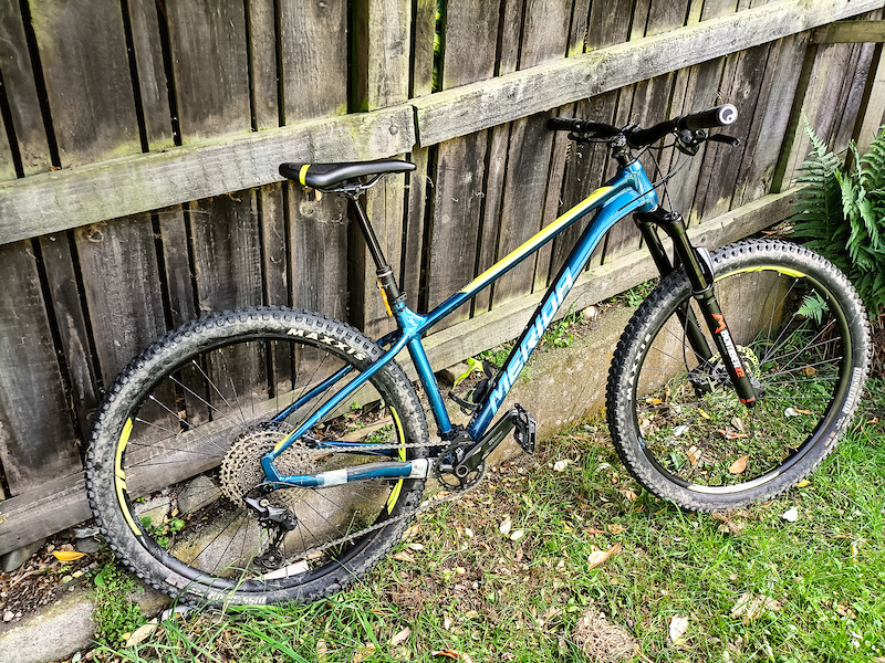 Merida Big Trail 500 with a few upgrades.