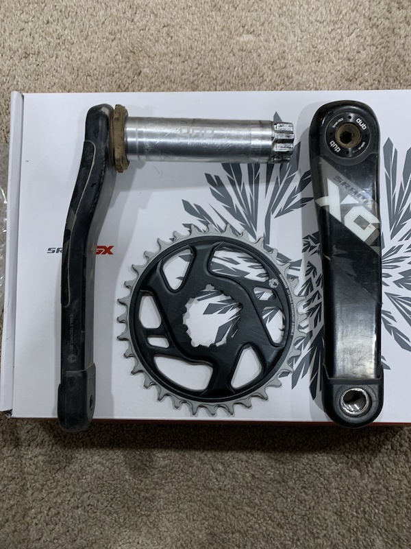 2019 SRAM X0 175mm boost carbon crank For Sale