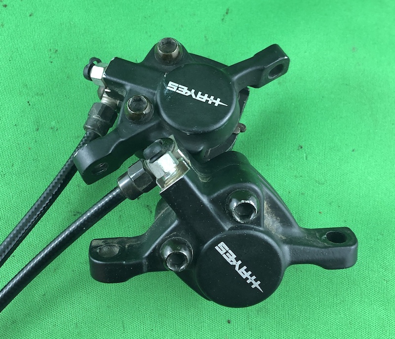 HAYES MAG G1 Disc Brake Set with Razor Rock Levers For Sale