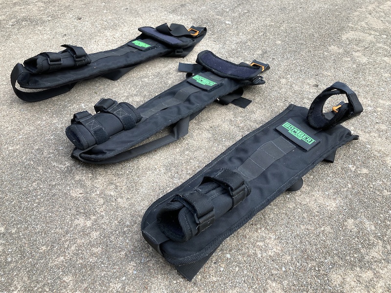 3 X Bomber Strap (tailgate mounted bike carrier) For Sale