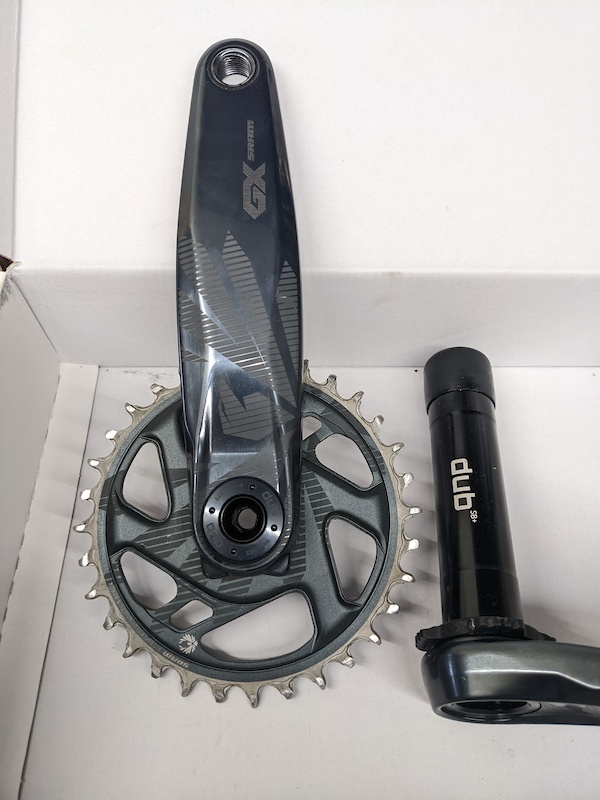 SRAM GX Eagle Carbon Boost Crankset - 175mm 12-Speed Lunar main image 1