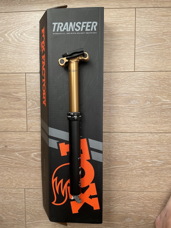 2021 FOX Factory Transfer Dropper Post 31.6 x 125 Kashima For Sale