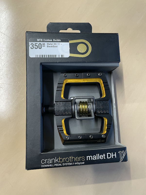 2021 Mallet DH 11 Black/Gold Pedal For Sale