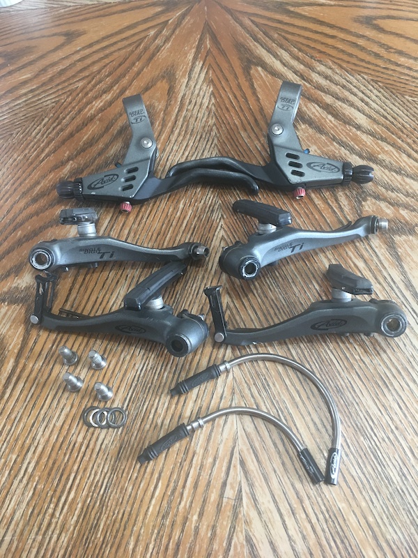 Complete set avid ti brakes and levers. 250 For Sale