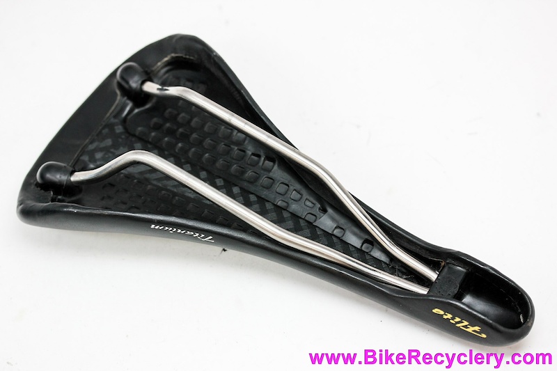 selle italia flite 1991年製 NIB 1991 Selle Italia Flite Ti Saddle: Black-Shop Wear For Sale