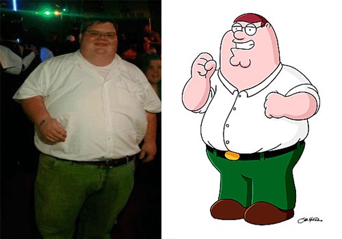 the spitting image of peter griffin.