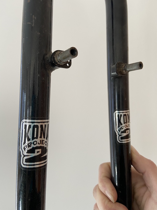 Vintage Kona Project 2 Rigid steel 26" fork For Sale