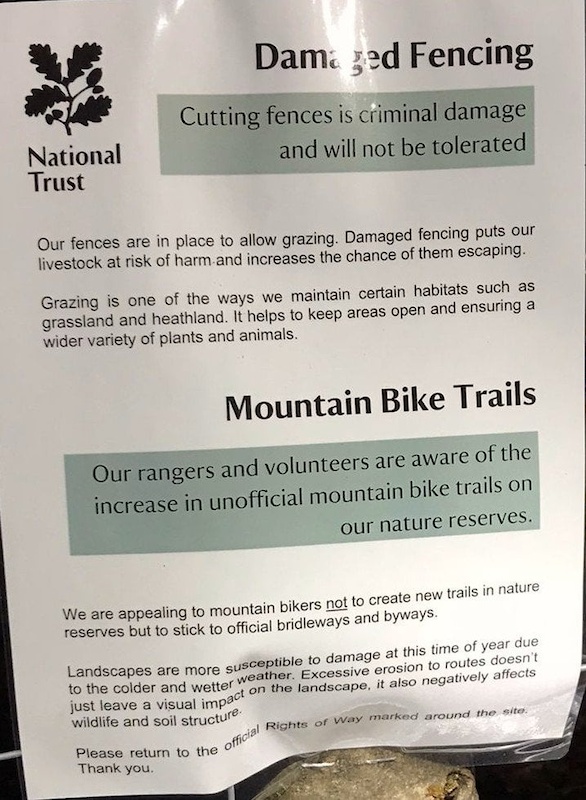 All unsanctioned and/or illegal trails within the HindHead area are now CLOSED