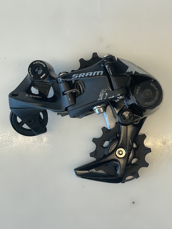 SRAM, X01 DH, Rear Derailleur, Speed: 7, Cage: Short, Black