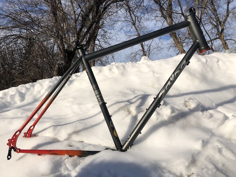 2018 57cm Salsa Vaya steel 700c gravel frame For Sale