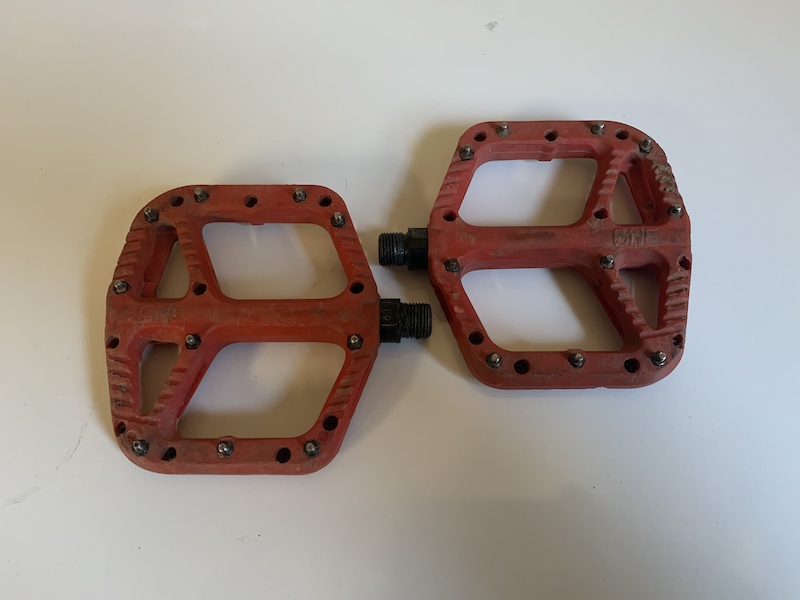 2021 One Up composite pedals, red For Sale