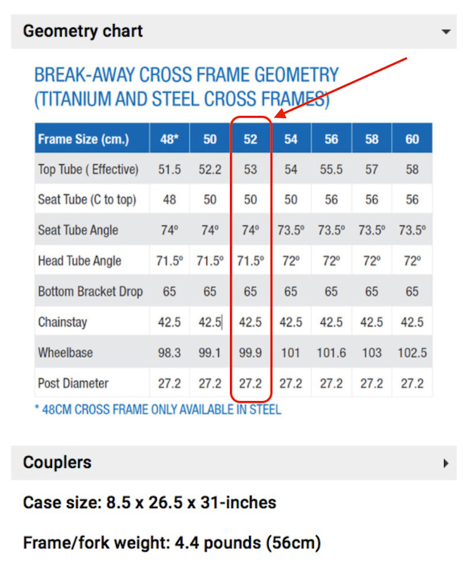 ritchey titanium breakaway cross