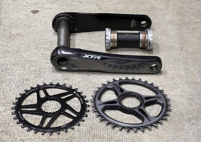 Stages Cycling Shimano XTR M9120 Gen 3 R Manivelle de compteur de
