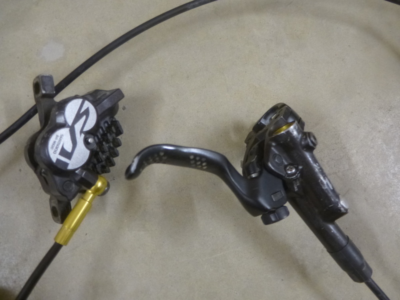 shimano saint disc brake set