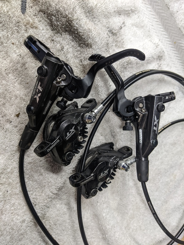 shimano hydro brake set