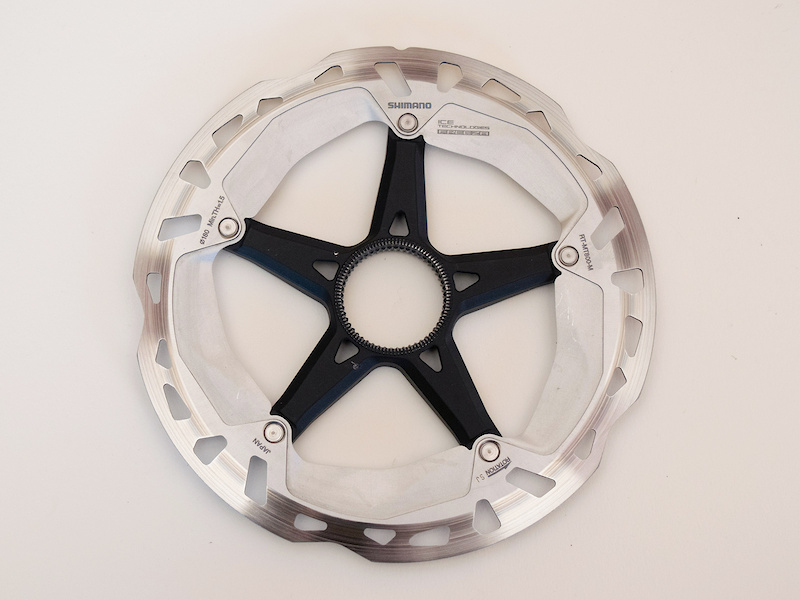 2 - Shimano Deore XT 180mm Centerlock MT800 Ice Rotors For Sale