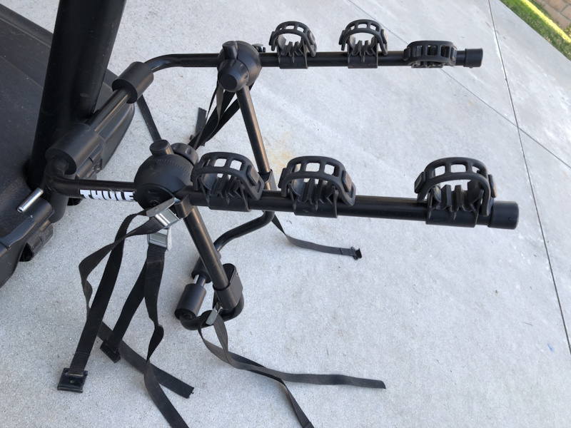 2008 Thule Thruway 969 3 Bike Capacity Trunk Rack For Sale