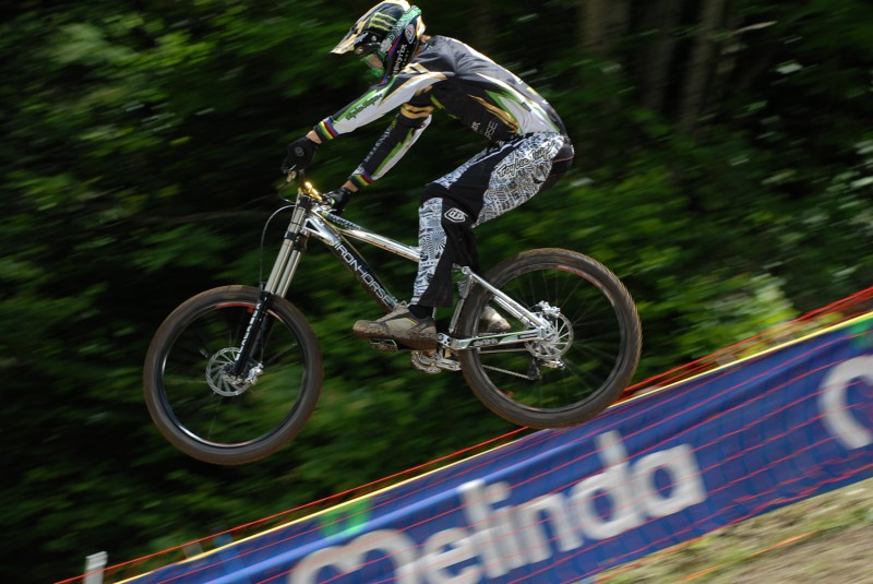 Sam Hill at the World Championships 2008