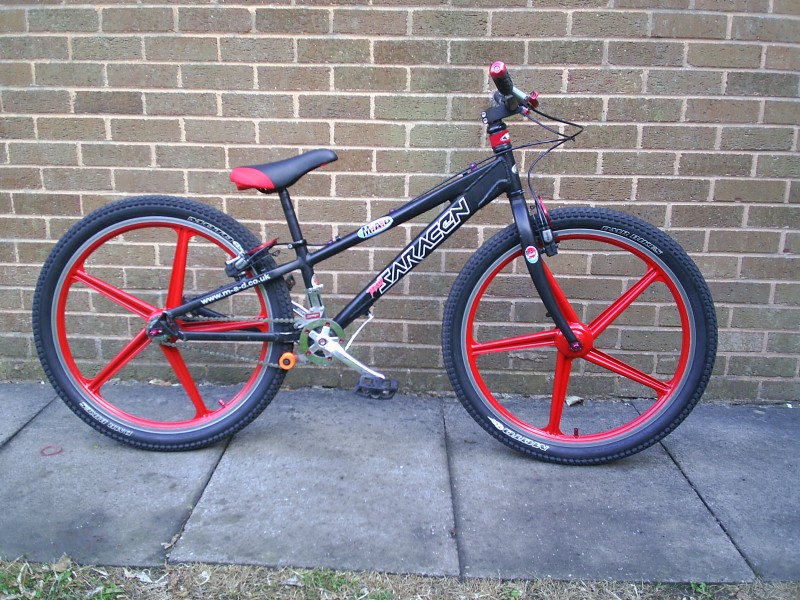 saracen team mad trials bike