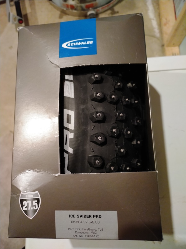2022 Schwalbe Ice Spiker Pro Stud Tires (27.5 x 2.25-2.6) For Sale