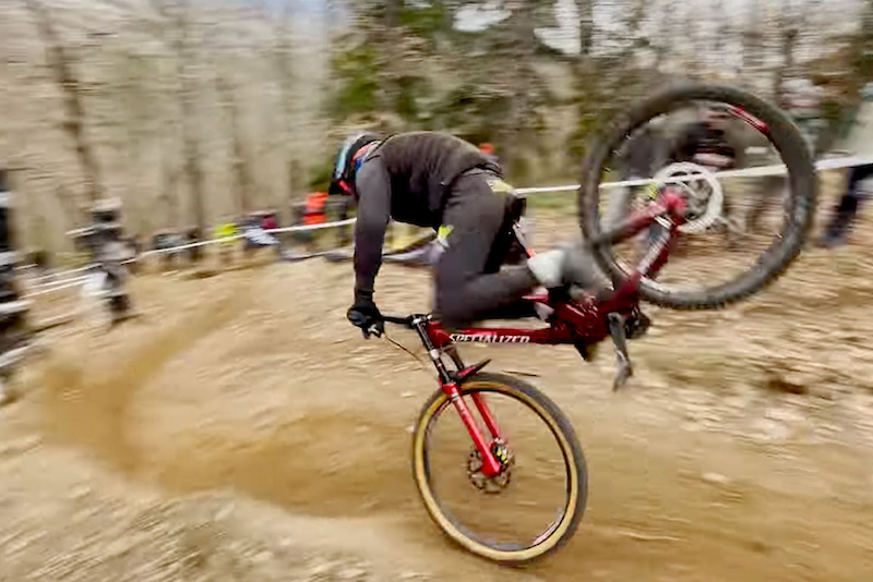 Video: Raw Practice Carnage from the Brioude DH Cup - Pinkbike