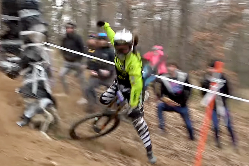 Video: Rowdy Riding & Big Crashes at the Brioude DH Cup - Pinkbike