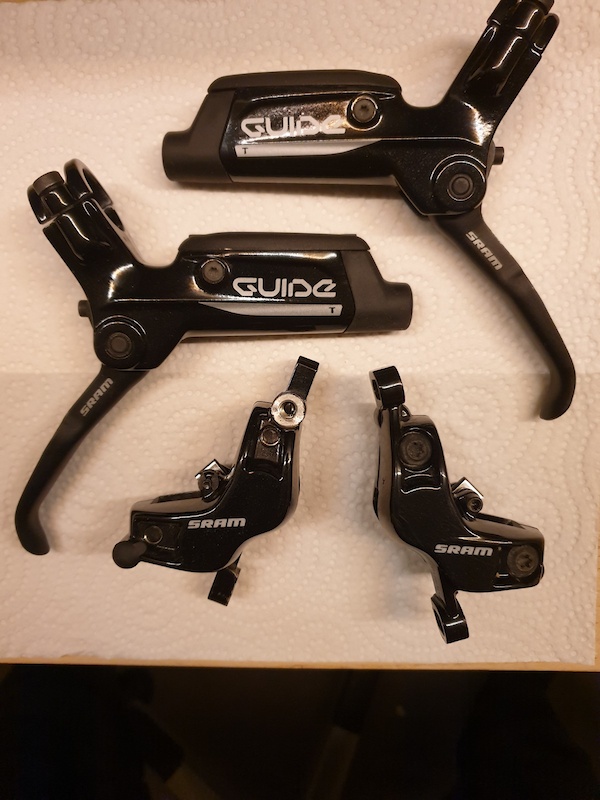 2021 Sram Guide T 4pot Brake Set (no hoses) For Sale