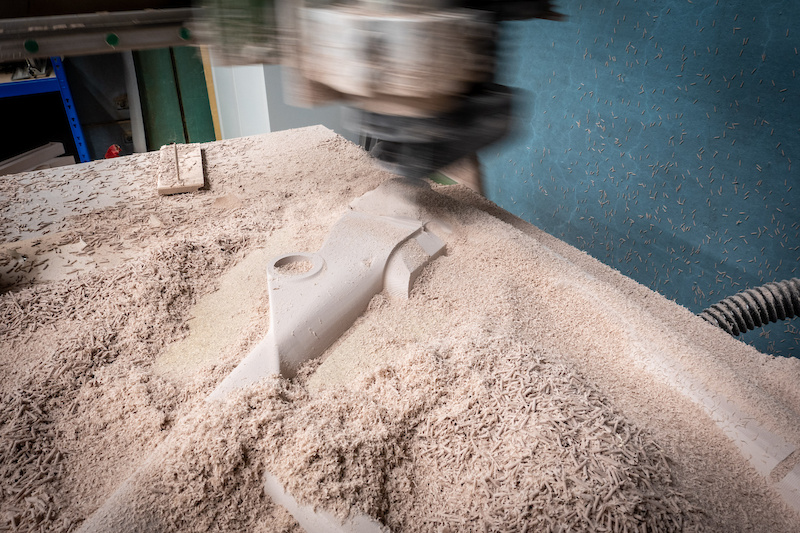 machining front triangle