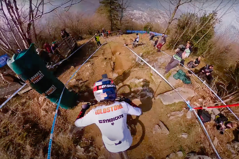 Video: Jackson Goldstone's Unique Third Person View of the Lourdes World Cup Course - Pinkbike