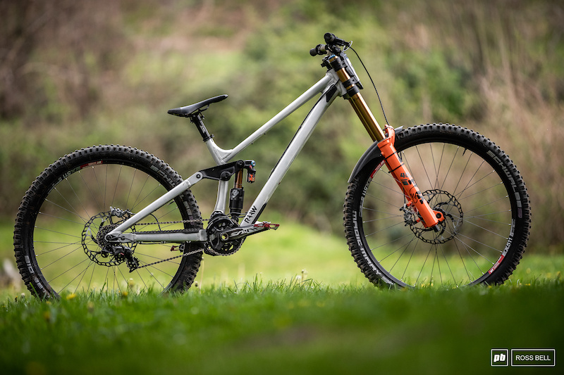 A closer look at that new Raaw downhill bike.