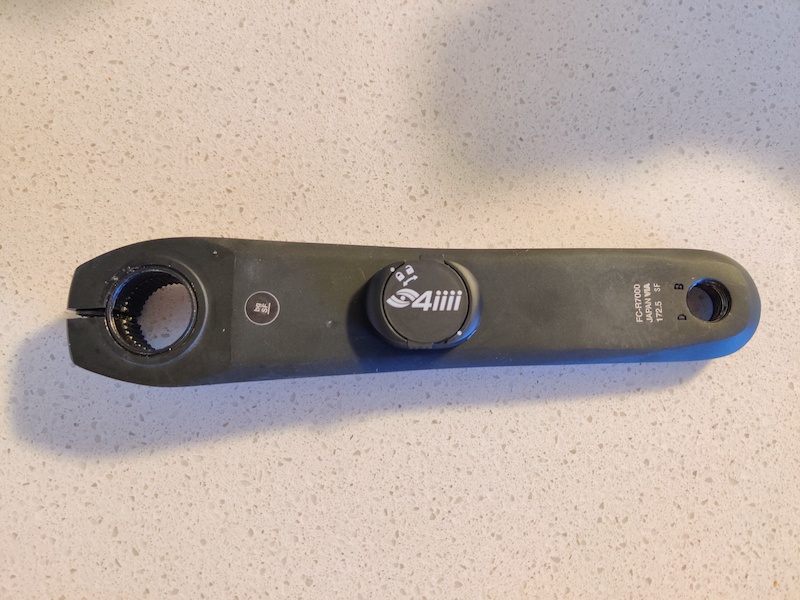 2021 4iiii power meter left crank arm 105 R7000 For Sale