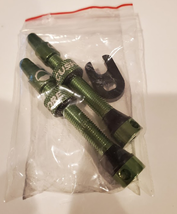 2021 CushCore 44mm GREEN Tire Valve Stems BRAND NEW For Sale