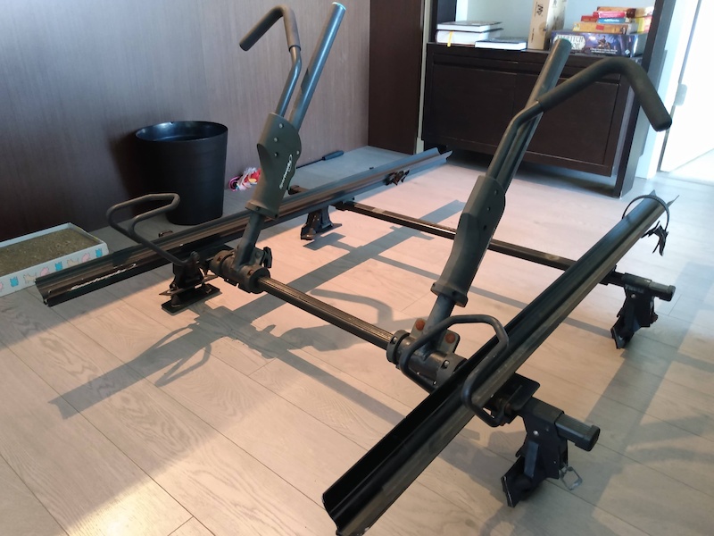 Universal roof rack and bike racks For Sale