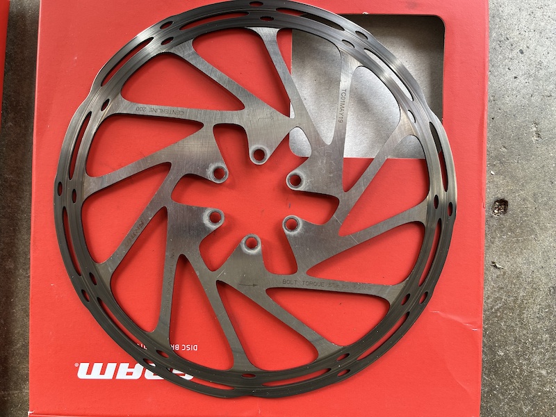 SRAM centerline rotors 200/180mm pair For Sale