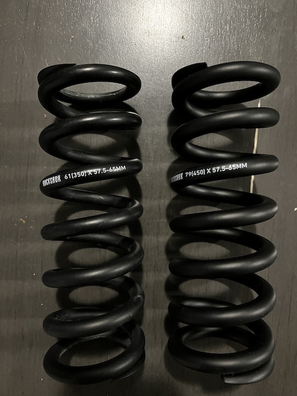 Spring Calculator RockShox Metric X 400lb Spring Red