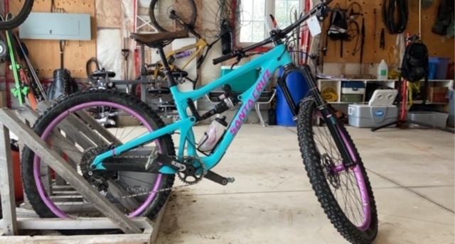 santa cruz nomad frame weight