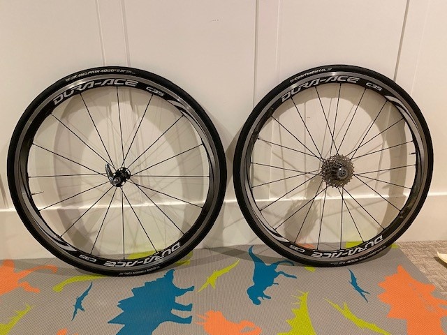 2017 Shimano Dura-Ace C35 Clincher Wheel Set For Sale