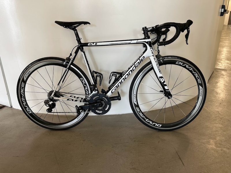 2014 Cannondale Carbon Fiber 56 cm Evo 6 Di2 For Sale