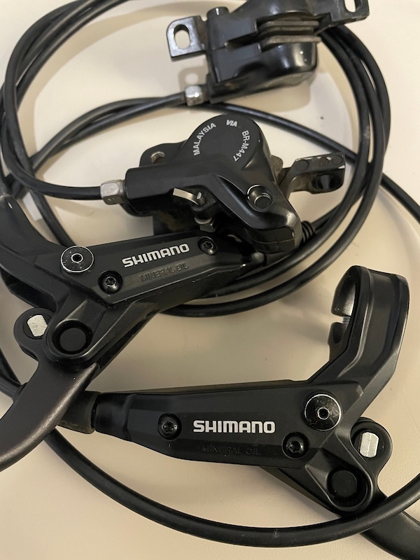 shimano br m447 pad change