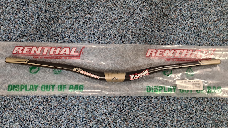 2022 ## PRICEDROP ## Renthal Carbon 35 lite 30mm UNRIDDEN For Sale