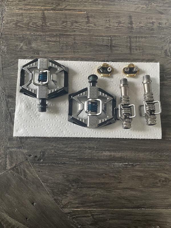 Crank Bros pedals and cleats For Sale