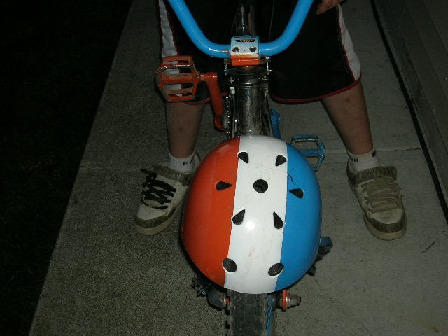 Bike with matching helmet
(large)