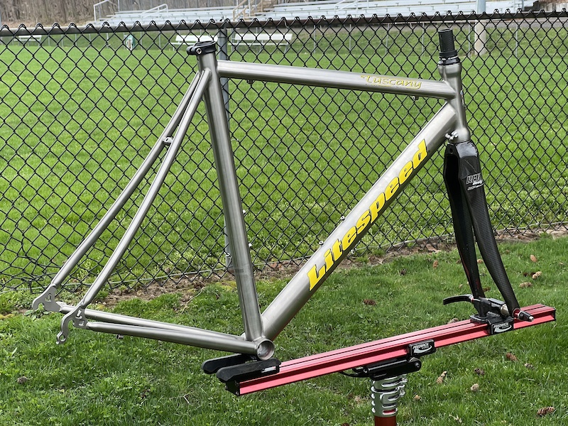 2004 Litespeed Tuscany 3/2.5 Titanium w/ fork - 55cm For Sale
