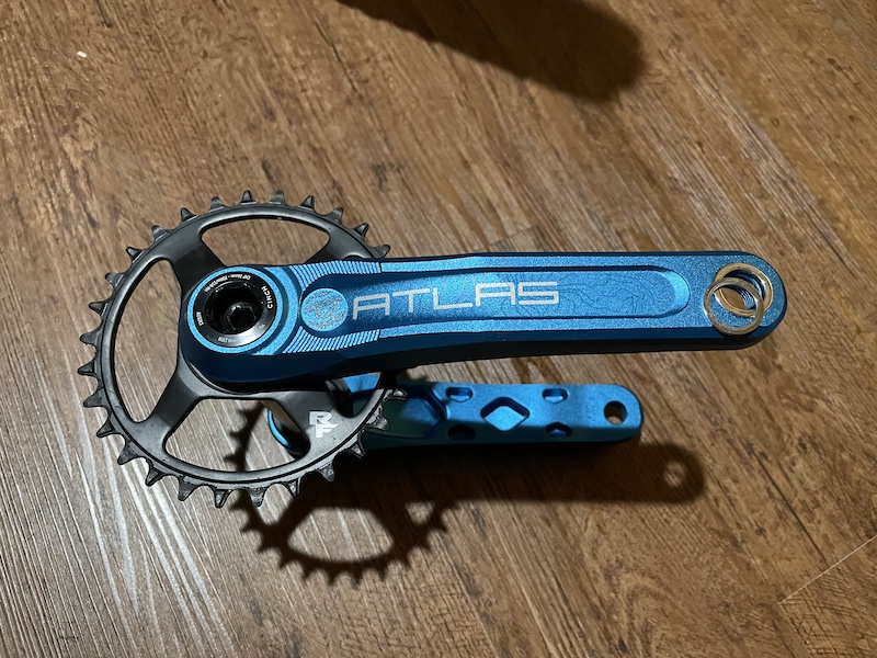 Race Face Atlas Cranks 170mm Blue For Sale
